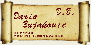 Dario Bujaković vizit kartica